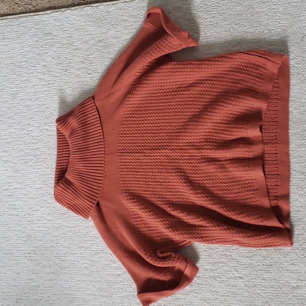 Coldwater Creek cropped sweater PXL (orange)